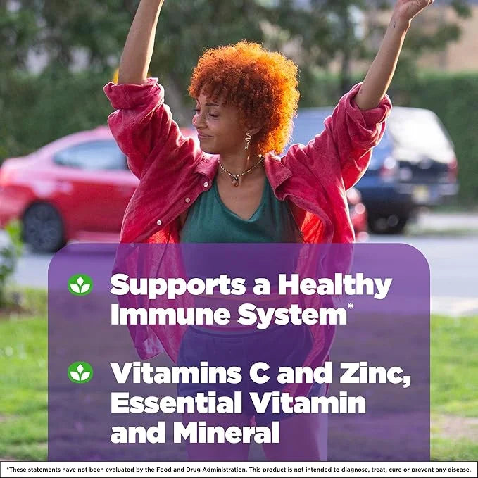 Natrol Elderberry 100mg Gummies for Immune 60 Berry-Flavored 30 Day