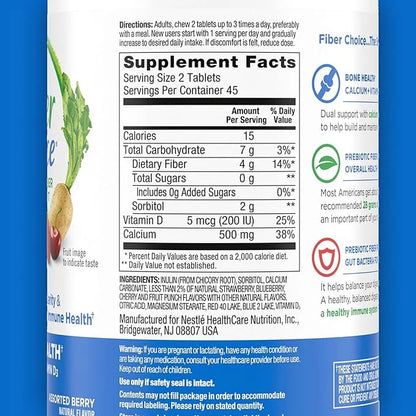 Fiber Choice Bone Health Daily Prebiotic 90 Count 2)