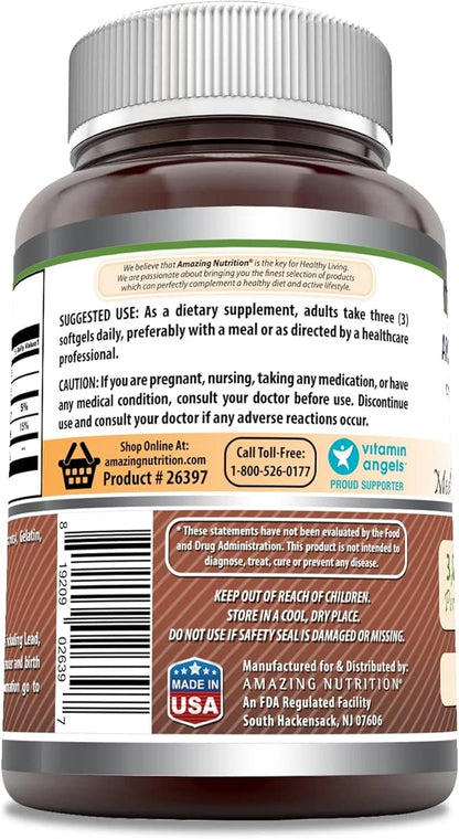 Amazing Formulas MCT Oil Supplement | 1000 Mg Per Serving | 300 Softgels | Non-GMO | Gluten-Free | Made in USA - Product I...