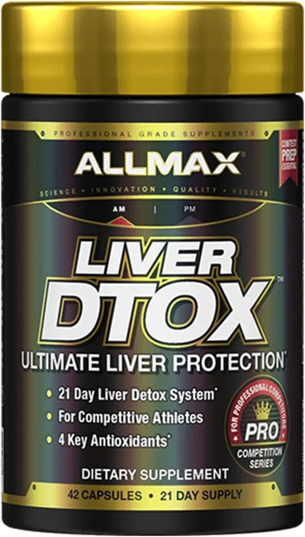 ALLMAX Liver D-TOX 42 Capsules 21-Day System