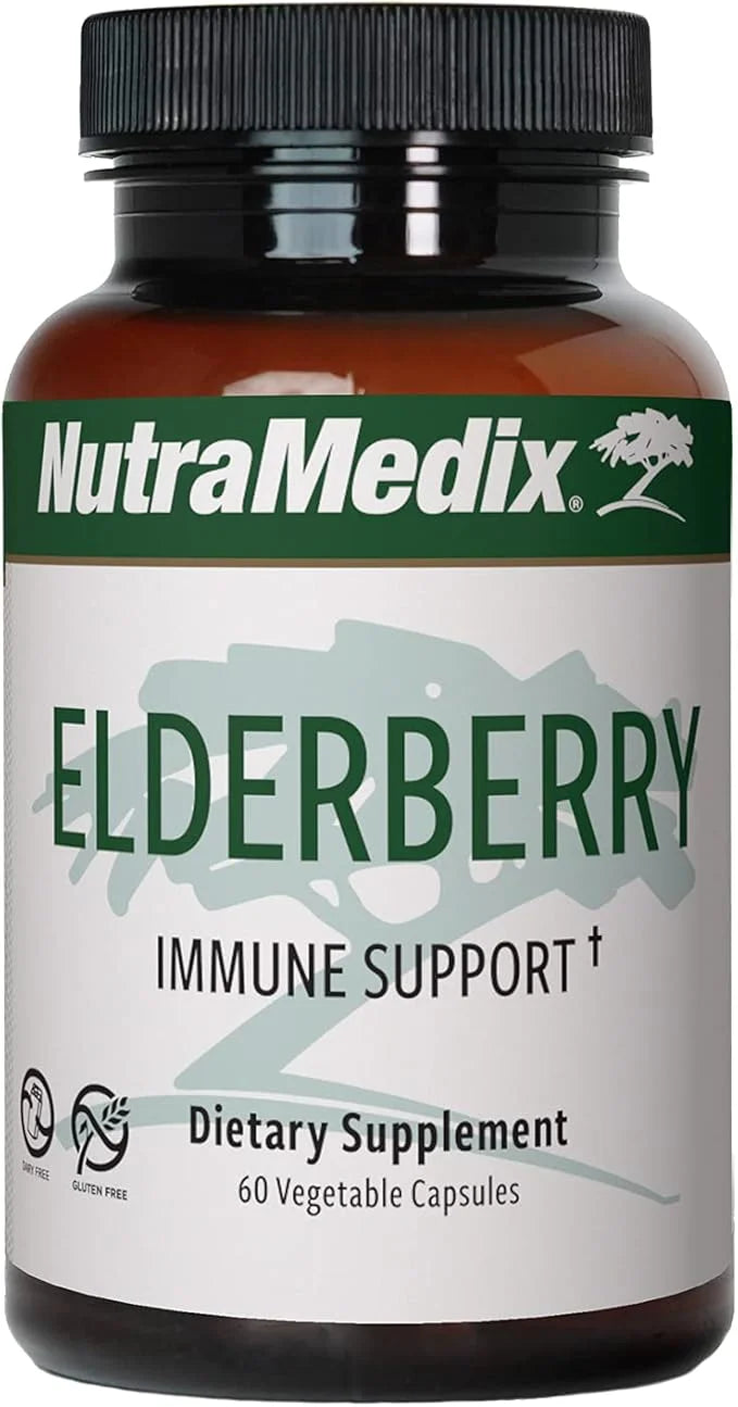 NutraMedix Elderberry Antioxidants Supplement Capsules 500mg (60 Capsules)