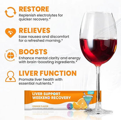 Venture Pal Liver Cleanse Detox & Repair, Liver Support with Milk Thistle + Ginger & Turmeric + L-Theanine + 5 Vitamins & ...
