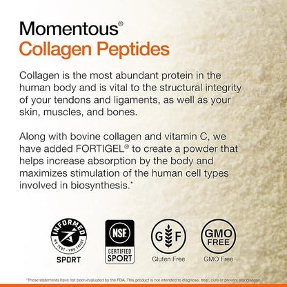 Momentous Grass Fed Collagen Peptides Powder (30 Servings)