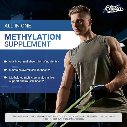 Clean Nutra TMG Taurine Supplement B6 Vitamins, B12, D3 D3 K2, K2, Berberine, 3 Turmeric COQ10 & 90 Ct