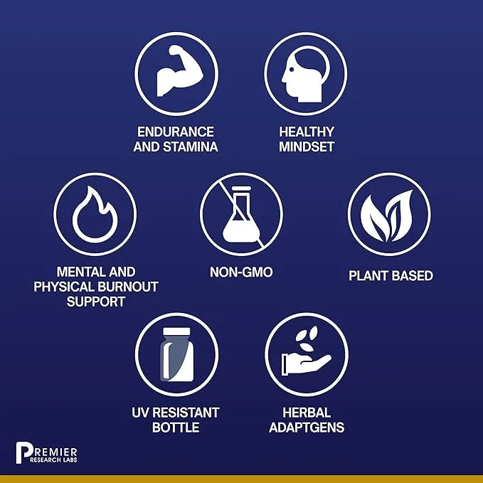 Premier Research Labs Adaptogen-R3: Adaptogen Supplements, 90 Vegetarian