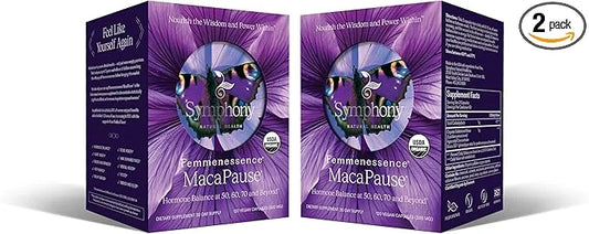 Femmenessence MacaPause – Clinically Proven for Post Menopause, Natural Hormone Balance Supplements for Women, Bone and He...