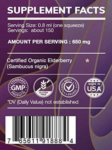 Earth's Love - Elderberry Alcohol-Free Herbal (4 Fl