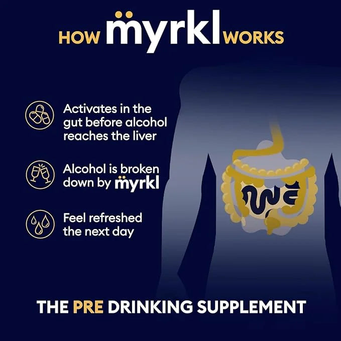 Unique Pre-Drinking Supplement for Liver Health Support, Helps Morning Energy with High-Performing Probiotic, L Cysteine &...