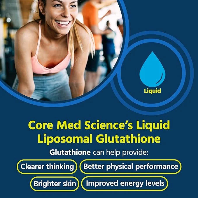 Core Med Science Liposomal Glutathione Liquid (500mg, 4 4 Fl