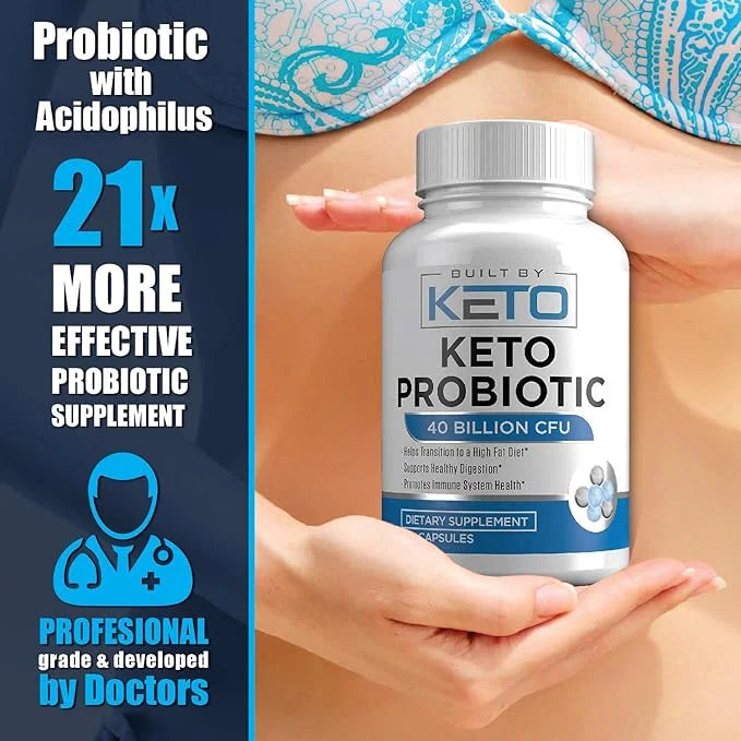 Keto Probiotics with Prebiotic 60 Capsules