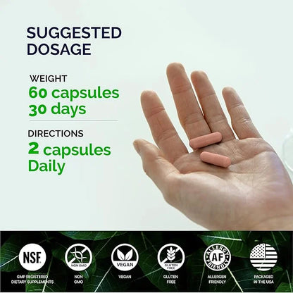Tart Cherry Extract Capsules 16,000mg, MSM 60 Vegan