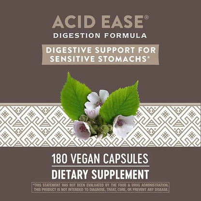 Nature's Way Acid-Ease Digestion Formula, Digestive 180 Vegan