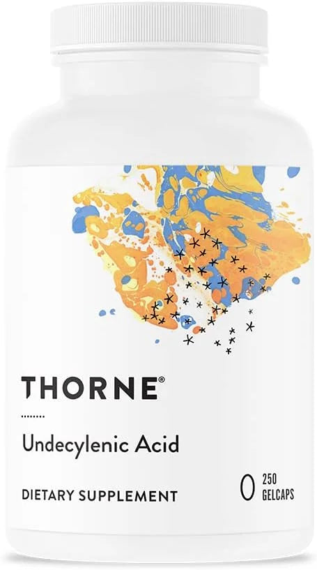 THORNE Undecylenic Acid (Formerly Formula SF722) - 250 mg of Undecylenic Acid - for a Healthy Balance of Gut & Vaginal Flo...