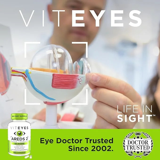 Viteyes AREDS 2 Eye Vitamins, Classic 180 Ct