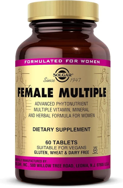 Solgar Female Multiple, 60 Tablets 20 Servings
