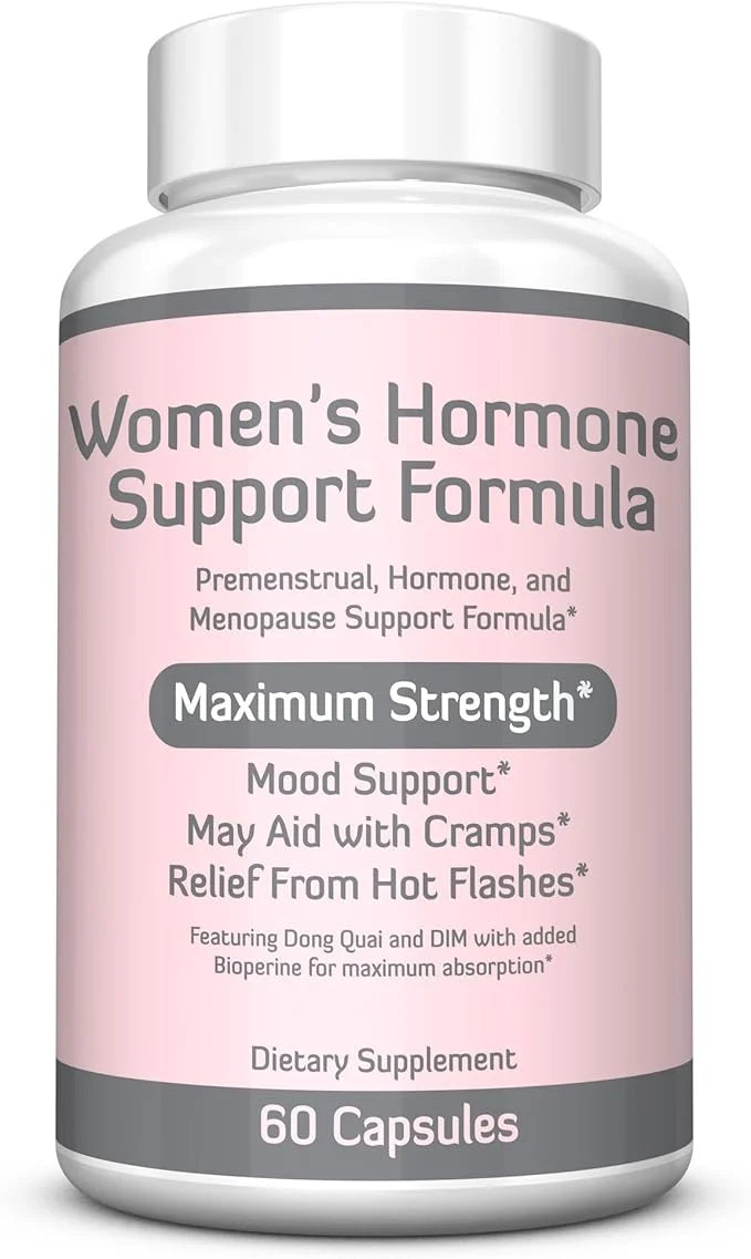 Re+Gen Nutrition Women's Hormone Balance Support, Supplement with Vitamin E, Dong Quai, and DIM 200mg with BioPerine, PMS,...