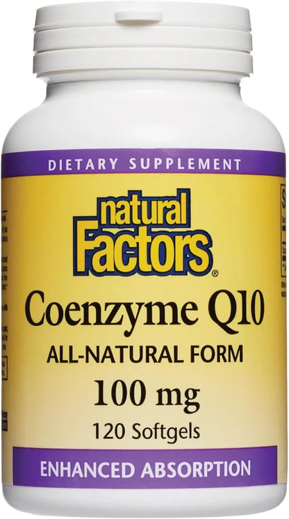 Natural Factors, Coenzyme Q10 100 mg, Q10 Supplement