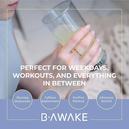 B-Awake Energy Powder Supplement, All-Natural Vitamin (30 Servings)