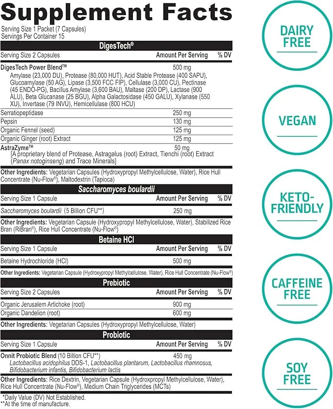 ONNIT Total Gut Health 5 Strains