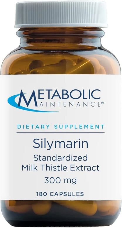 Metabolic Maintenance Silymarin Supplement 300mg Silymarin (180 Capsules)