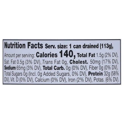Bumble Bee Prime Low Sodium Solid White Albacore Tuna in Water, 5 oz Can - Premium Wild Caught Tuna - 32g Protein per Serv...