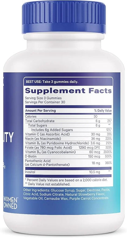 Blue Stork Fertility Supplement Gummies for Men - Male Prenatal Vitamins, Conception Support for Him - Reproductive Health...