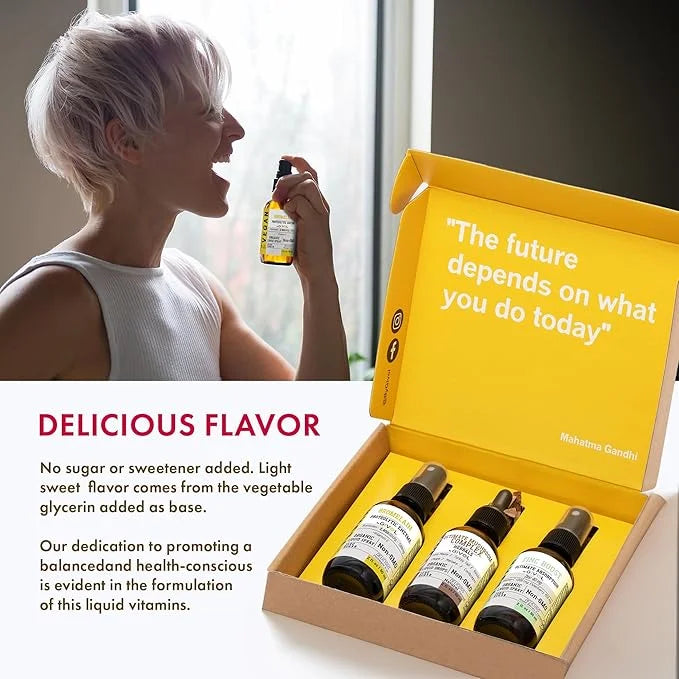 Digestive Harmony Bundle Liquid Vitamin Trio 2 Fl 240 Days