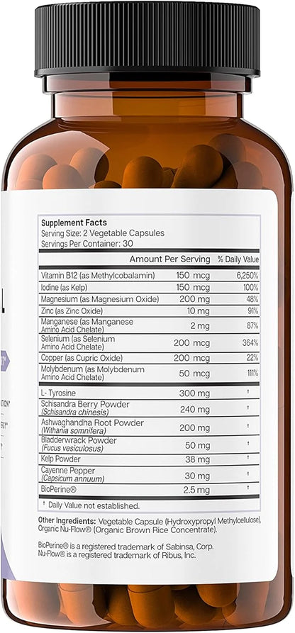 Adrenal Support for Women & Men 60 Non-GMO