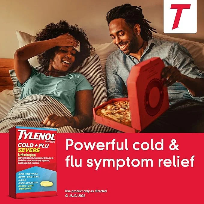 Tylenol Cold + Flu Severe Medicine 24 ct.