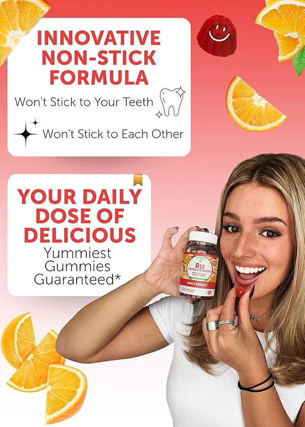 Lunakai Vitamin B12 and Women's Multivitamin 3000mcg Methylcobalamin 100% Daily 16 Essential 30 Days