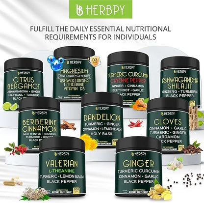 5in1 Ginger Supplement 7550mg with Ceylon 100 Vegan