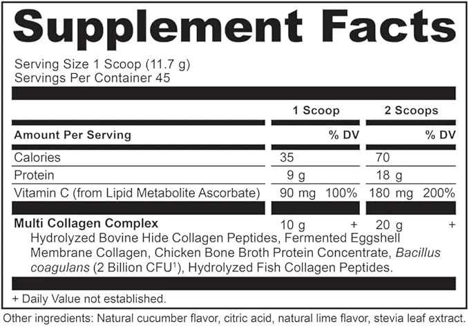 Ancient Nutrition Collagen Powder Protein, Multi 18.6oz
