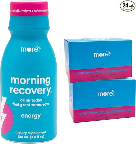 Morning Recovery, Electrolyte with Energy, Milk Thistle Drink Proprietary Formulation to Hydrate While Drinking for Mornin...