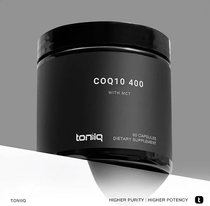 Ultra High Purity CoQ10 400mg 98% Purified CoQ10 Supplement Q10 -Bioavailable -60 Veggie