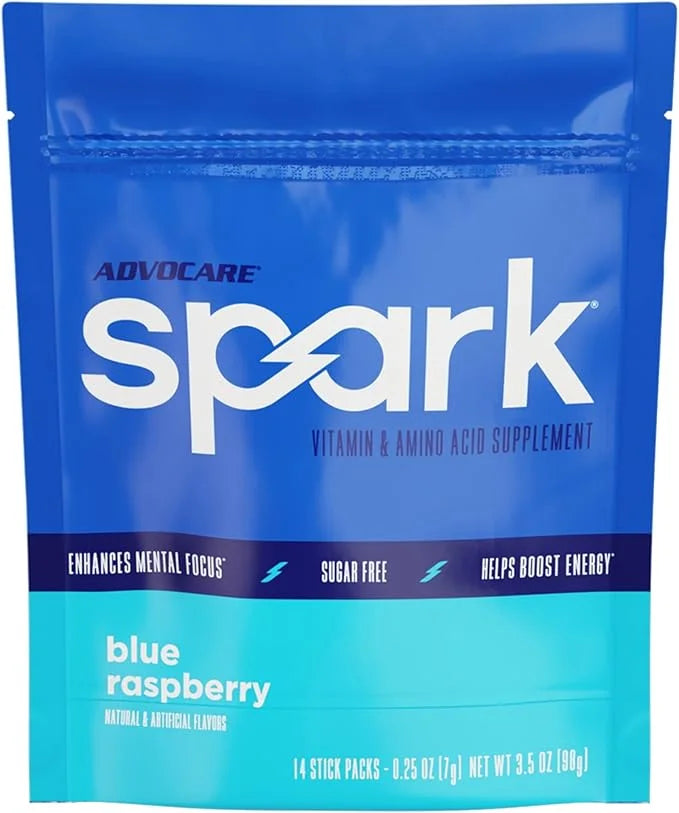 AdvoCare Spark Vitamin & Amino Acid Supplement - Focus & Energy Drink Powder Mix with Vitamin A, B-6, C & E - Also Include...
