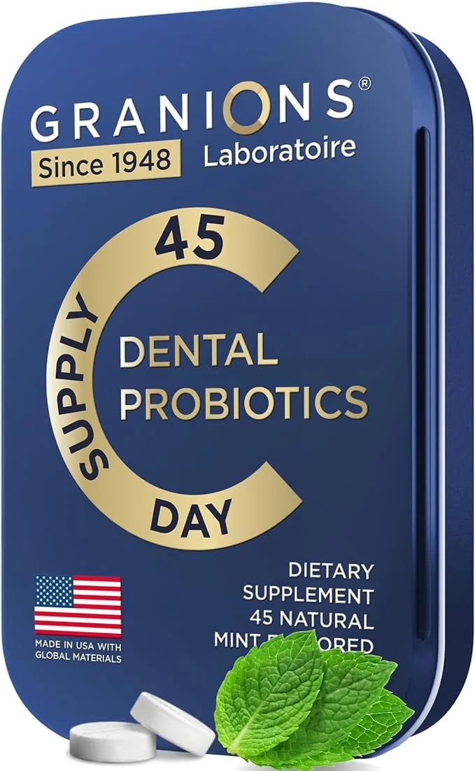 Oral Probiotic Mints - Best Breath Freshener with Lactobacillus Salivarius - 3 Billion CFU for Dental Probiotics for Teeth...