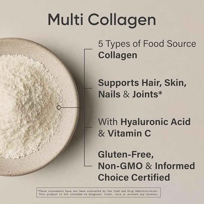 Sports Research Multi Collagen Protein Powder 5 Types 30 Servings