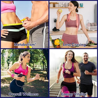 GLP-1 Supplement Support, with Naturally GLP1 Supplement Probiotic for Women & Men, Hops & Green Tea Extract, GLP 1 Supple...
