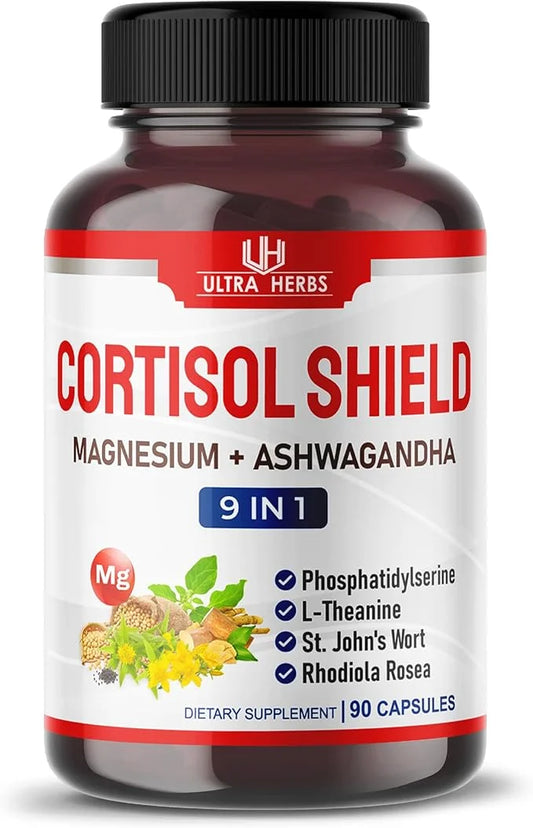 CORTISOL SHIELD 9 in 1-15,250mg Magnesium (90 count 1))
