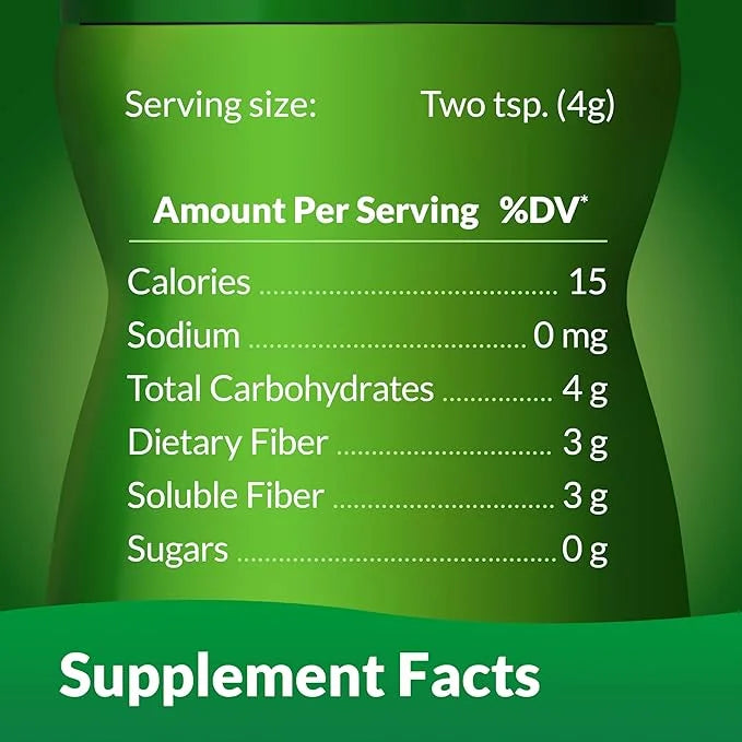 Benefiber Daily Prebiotic Fiber Supplement Powder 62 Servings (8.7 Ounces)