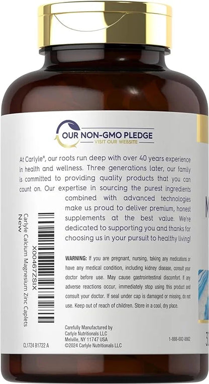 Carlyle Calcium Magnesium Zinc 300 Caplets