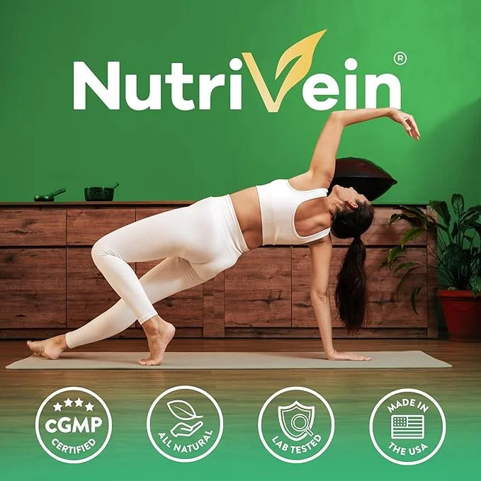 Nutrivein Organic Ashwagandha Capsules 1600mg 120 Vegan 100% Pure