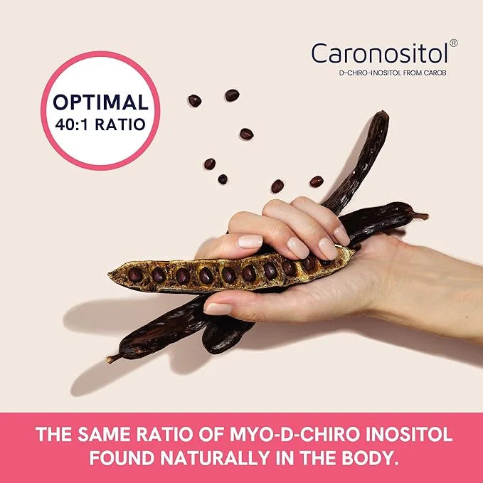 Myo-Inositol & D-Chiro Inositol for Hormone Balance for Women | Ideal 40:1 Ratio | Menstrual Cycle and Ovarian Health Supp...