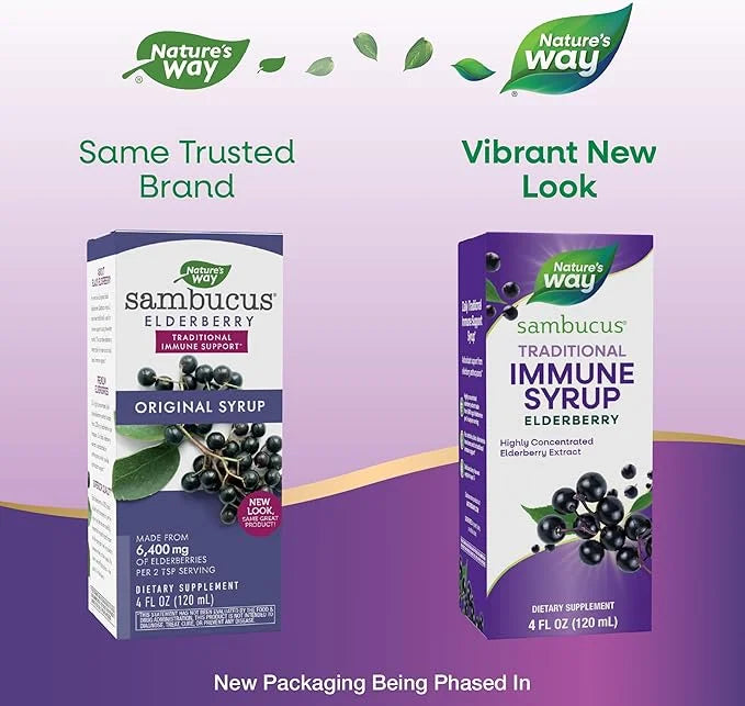 Nature’s Way Sambucus Elderberry Traditional Immune 4 Fl
