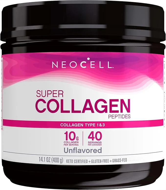 NeoCell Super Collagen Peptides, 10g Collagen 14.1 oz., 1 Canister