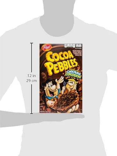 Post Cocoa PEBBLES Cereal, Chocolatey Kids 11 OZ