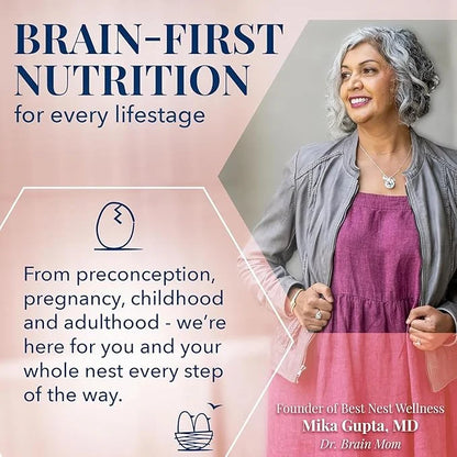 Best Nest Wellness Mama Bird Prenatal 3 DHA 500 mg 60 Ct