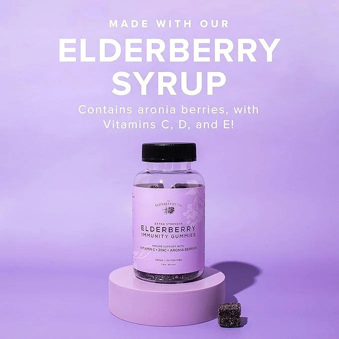 Extra Strength Elderberry Gummies with Vitamins (90 Count)
