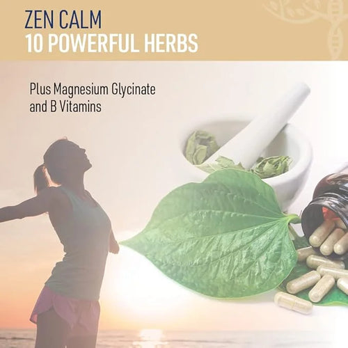 Zen Calm Organic Adaptogenic Herbs (60 Veggie