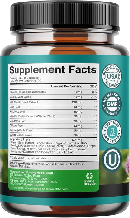 Liver Cleanse and Detox & Repair Formula 180 Count